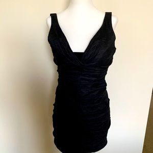 Nicole Miller crushed silk Dress